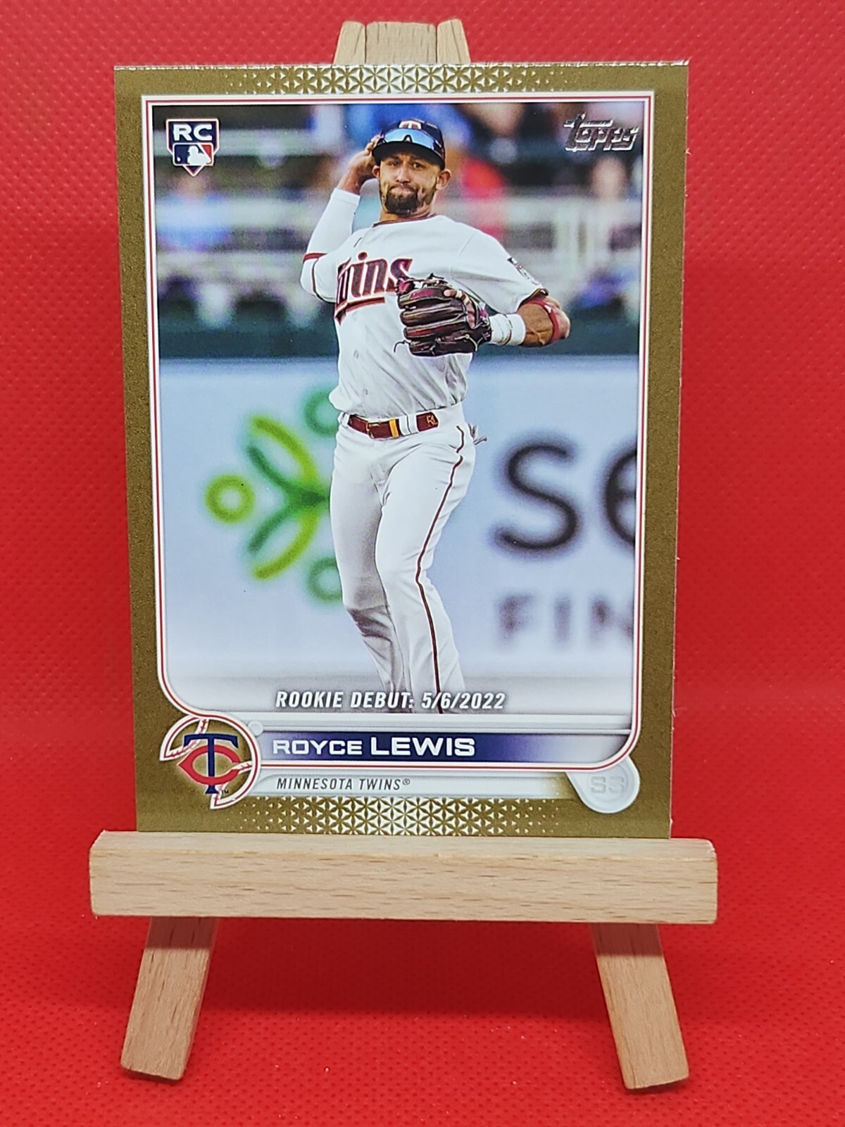 2022 Topps Update Royce Lewis Rookie Debut Card #US149 Gold 1060/2022 RC Twins