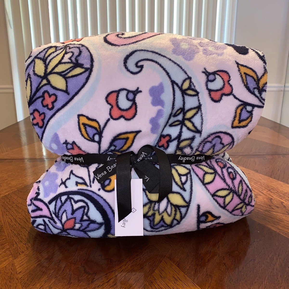 NWT Vera Bradley Throw Blanket In Maddalena Paisley | eBay display picture 1
