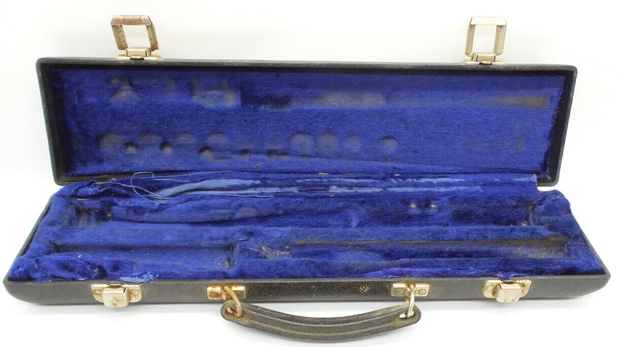 Artley Symphony Elkhart Ind Silver Flute 180 with Hard Case 156866