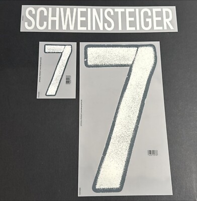2016 2017 OFFICIAL SCHWEINSTEIGER 7 GERMANY AWAY COOL GREY PLAYER SIZE NAMESET