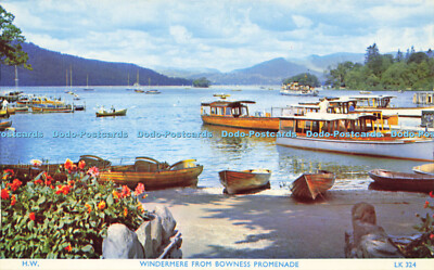 R575737 H Windermere from Bowness Promenade LK 324 H Webster Helvellyn House