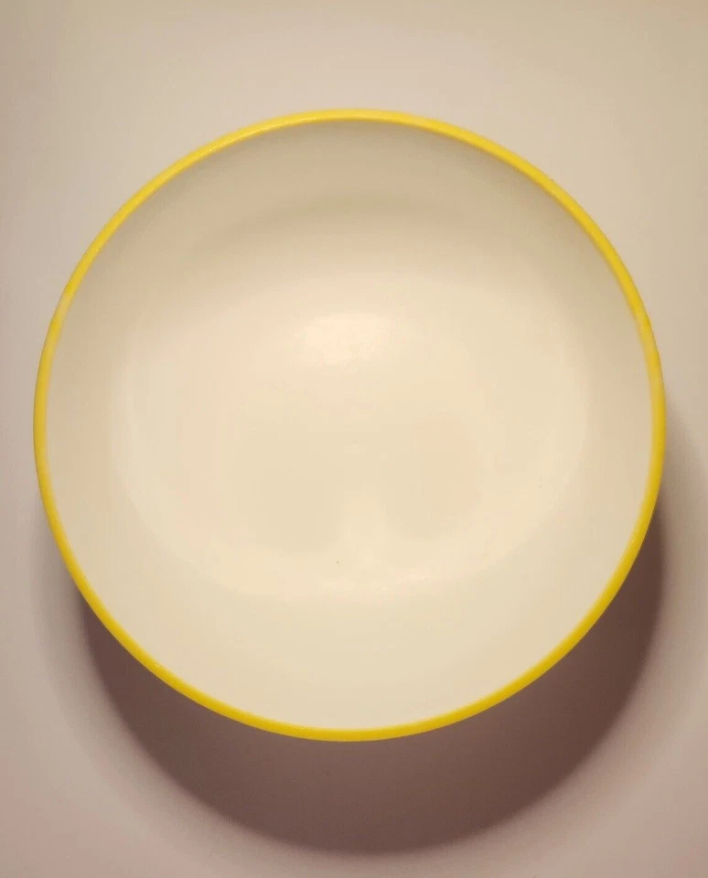 Tigela de aninhamento Kartell 8,5" amarela e branca - Imagem 2 de 4