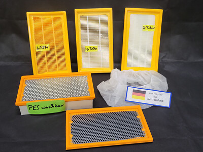 Div. Filter kompatibel mit Baier BSS 506, 606 L, 607 M, 608 H Spezial Entstauber