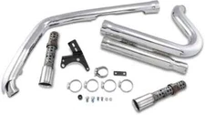 Cobra Chrome 909 Speedster Exhaust for Harley Dyna Low Rider 06-09
