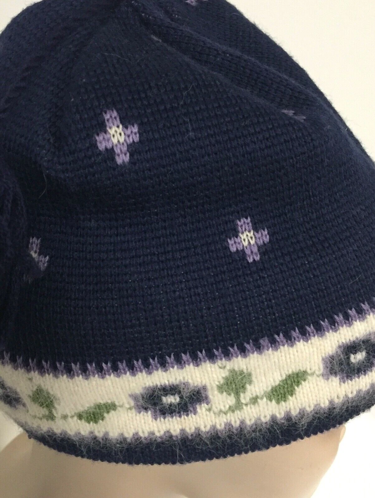 " BULA" LITTLE GIRLS WINTER HAT WITH TASSLE MADE IN CANADA