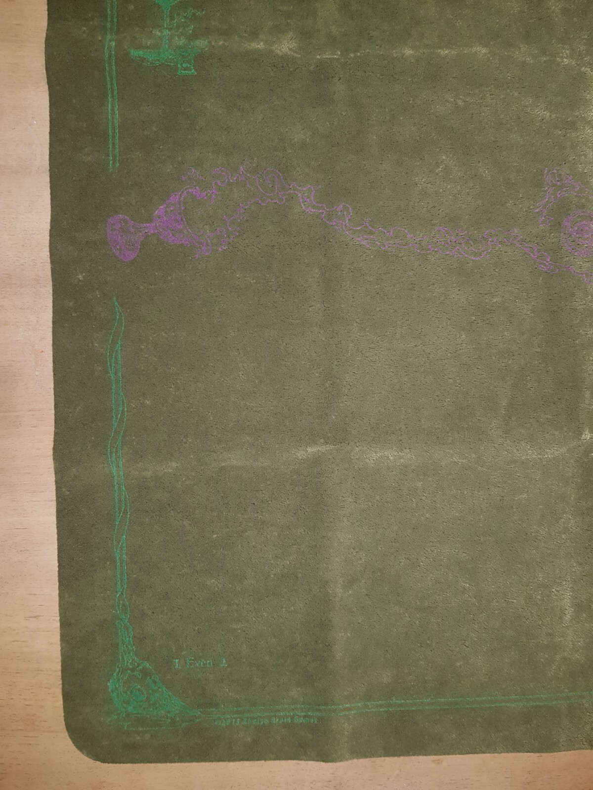 VERY RARE *Khalsa Brain Games Spellground Playmat V3 Fernholz (Green