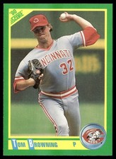 1990 Score Tom Browning Cincinnati Reds #165