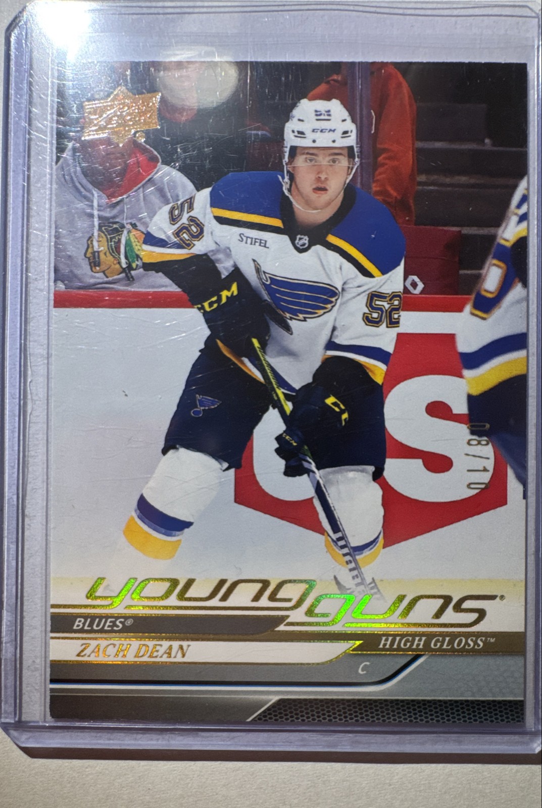 2024-25 Upper Deck Series 1 - Young Guns Zach Dean #213 High Gloss /10 (RC)