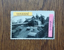 B04 Genuine Photo Panzer Panther II15 'Lilly' with Zimmerit Pea Camouflage Kovel 1944