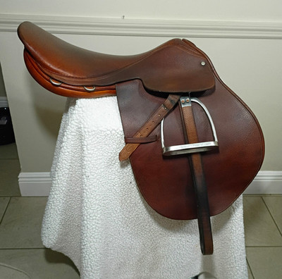 17.5'' Vintage Hartley Galaxie English Saddle Package