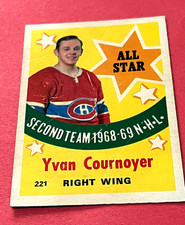 1969-70 OPC #221 Yvon Cournoyer AS Montreal Canadiens HOF