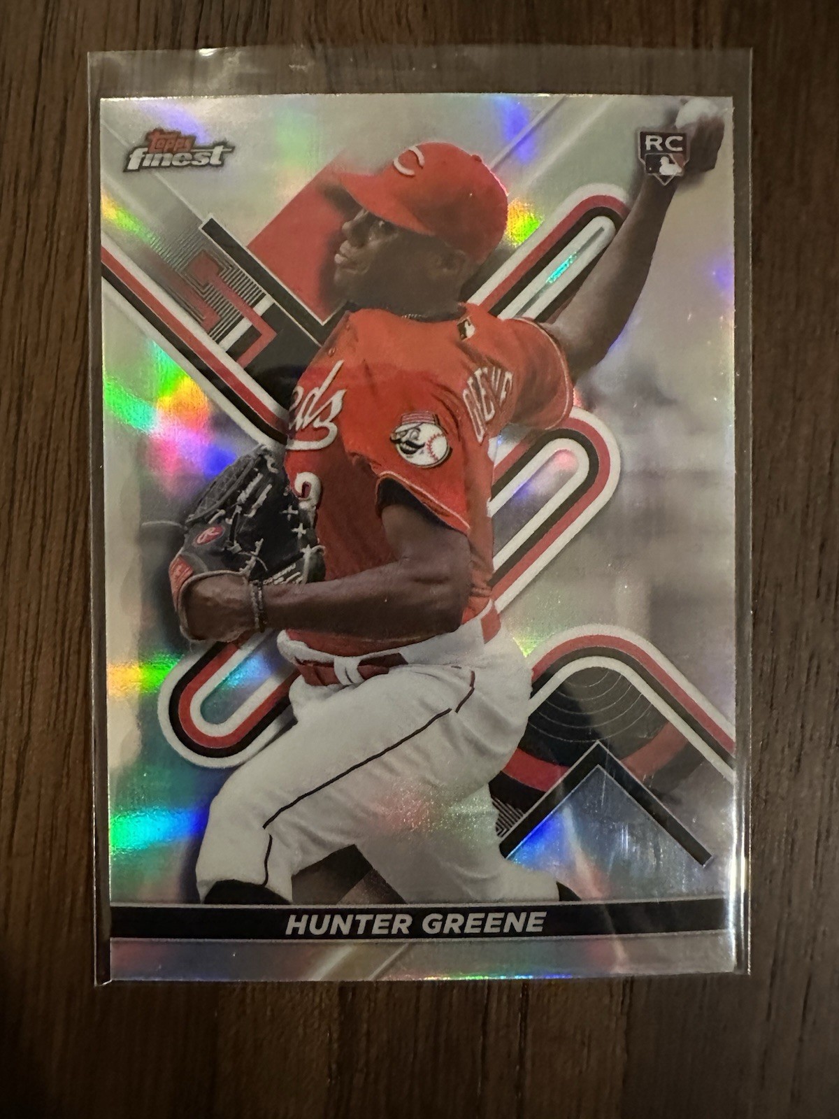 2022 Topps Finest - Hunter Greene #69 Refractor (RC) Cincinnati Reds