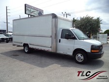 2021 GMC Savana G3500 w/ 16ft Box Truck Dry Cargo Truck - Aluminum Ramp