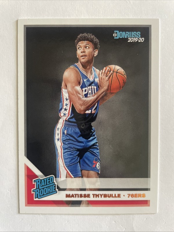 2019-20 Donruss Basketball Matisse Thybulle #219 ROOKIE CARD Philadelphia Sixers