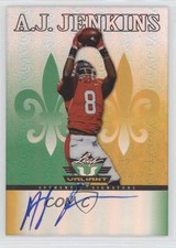 2012 Leaf Valiant AJ Jenkins #AJJ Auto m2c