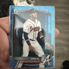 2025 Bowman Chrome Sapphire John Gil BCP-172 - Atlanta Braves