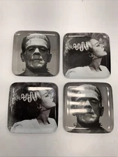 Bride Of Frankenstein World Market 6” Square Plate Set Of 4