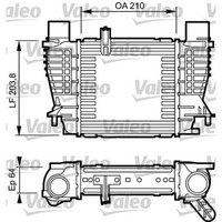 LadeluftküHler Valeo 817999 FüR Renault Clio III Modus Grand