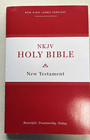 NKJV Holy Bible New Testatment - Paperback - New with crease in back cover