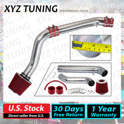 2.75 '' Jdm Rot Kalt Luft Ansaug + Filter Für 92-95 Civic / 93-97 Del Sol All