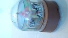 San Francisco Vintage Willits Design Snow Globe Wind Up Carousel Waltz Music Box — photo 9