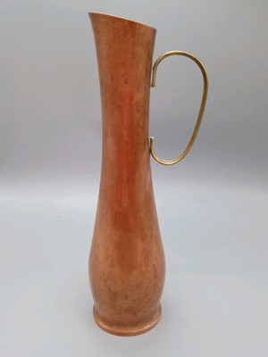 Vintage Copper Pitcher Or Vase