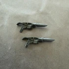 LOT OF 2 1985 MATCHBOX ROBOTECH SOUTHERN CROSS BIOROID RIFLE TERMINATOR WEAPONS
