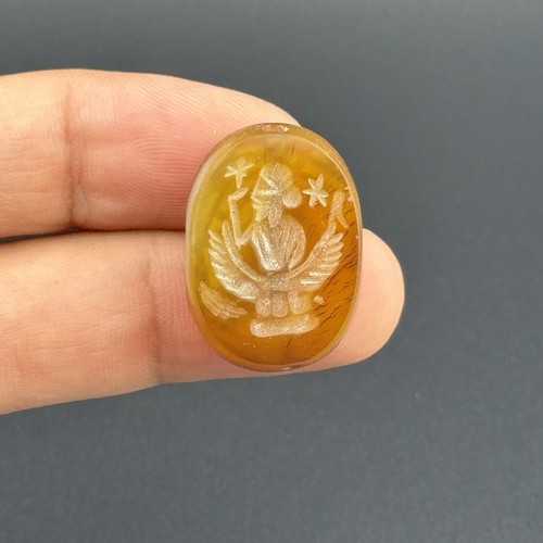 Rare Ancient Near Eastern Carnelian Stone Intaglio Seal