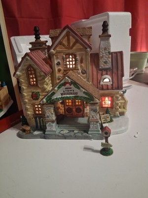 2010 LEMAX  pine view restaurant Restaurant Christmas Village 