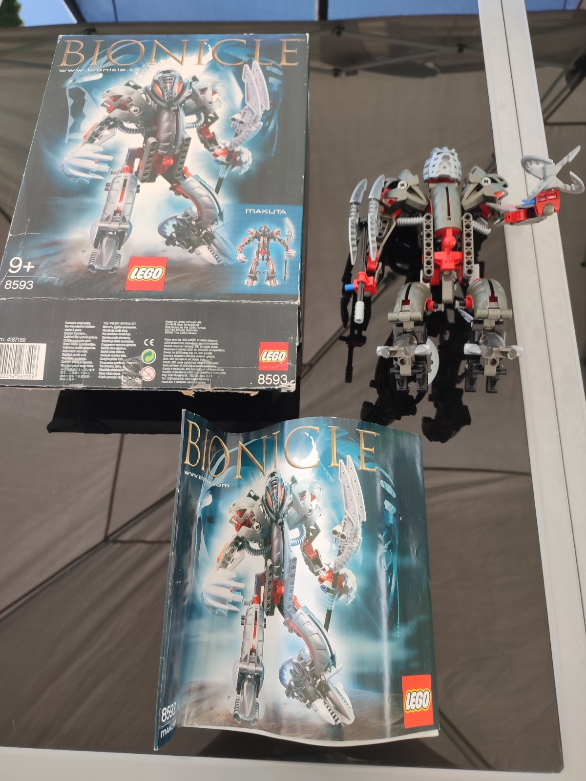 LEGO BIONICLE 8593 Nicht Komplett, mit Bauanleitung Und OVP