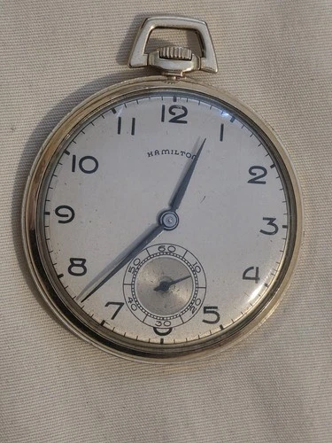 14-K GF Pocket watch Hamilton 1953,  Working Great