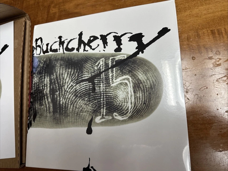 BUCKCHERRY 15 DOUBLE ALBUM CLEAR SMOKE VINYL SIGNED LTD EDITION RECORD LP - Image 3 of 4