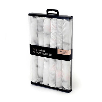 Kitsch Satin Pillow Roller Heatless Satin Bendy Rollers 1 in White