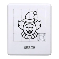 'Cute Happy Clown' Sliding Puzzle (PZ00031909)