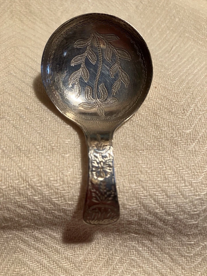 Georgian Silver Caddy Spoon—Joseph Willmore, 1810-11, Birmington - Image 3 of 4