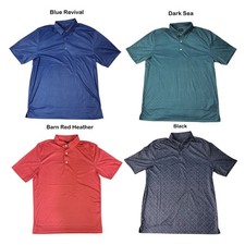 Greg Norman Men's Moisture Wicking Performance Golf Polo