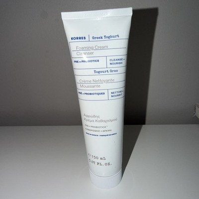 KORRES Greek Yoghurt Foaming Cream Cleanser Full Sz 150 ml/ 5.07 fl oz Fast Ship