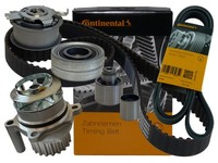 Conti Zahnriemen + Rollensatz + Wapu + Keilriemen Vw Audi Seat Skoda 1.6 2.0 Tdi
