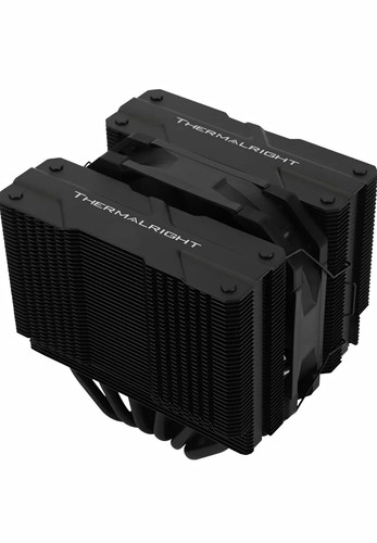 Thermalright Dual Tower CPU Fan Heatsink, Copper Heat Pipes, Black, AGHP