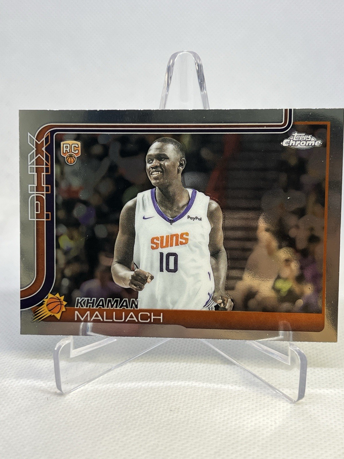 2025-26 Topps Chrome Khaman Maluach Rookie RC #260