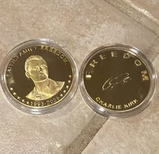 OFFICIAL “FREEDOM” CHARLIE KIRK 'S / TURNING POINT USA COMMEMORATIVE COIN 1 OZ