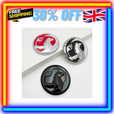 Black 3D Metal Car Vauxhall Logo Badge Sticker Opel Corsa Astra Mokka Insignia