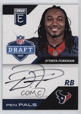 2017 Donruss Elite Pen Pals D'Onta Foreman #PP-DF Auto 14jr