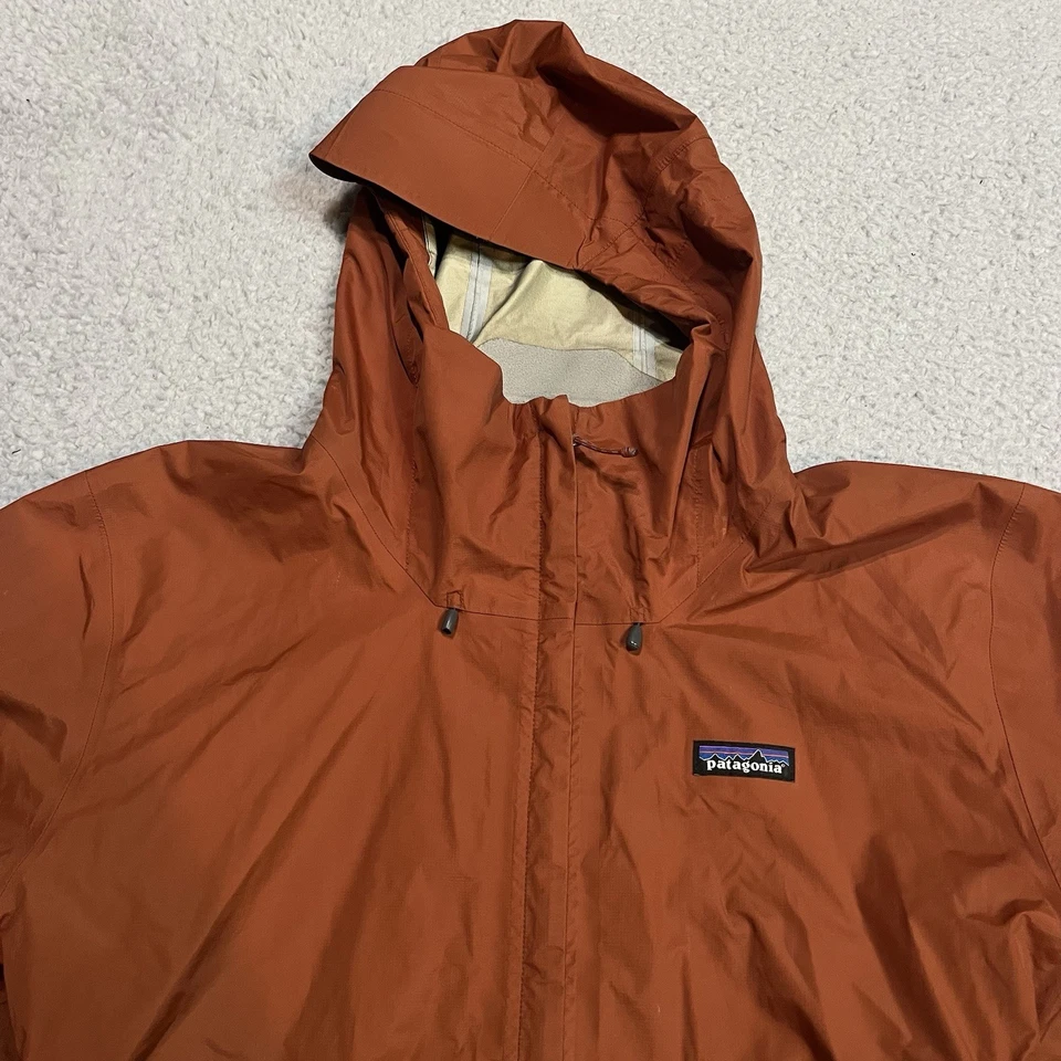 Patagonia Jacket Mens Extra Large Orange Torrentshell 3L H2NO Full Zip Gorpcore - Image 2 of 4