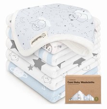 New In Pkg CAMI BABY WASHCLOTHS - Set of 6