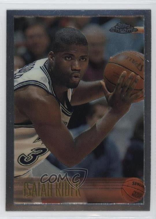1996-97 Topps Chrome Isaiah Rider #102 10fs