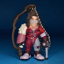 VTG 2005 Bandai Square Enix Final Fantasy X-2 Swing Nooj Figure Keychain Charm