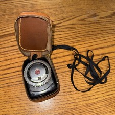 VTG General Electric Exposure Meter Type PR-1 for Film or Plates w/Case Untested
