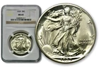 1939 50C Walking Liberty Half Dollar - NGC MS65   C1043