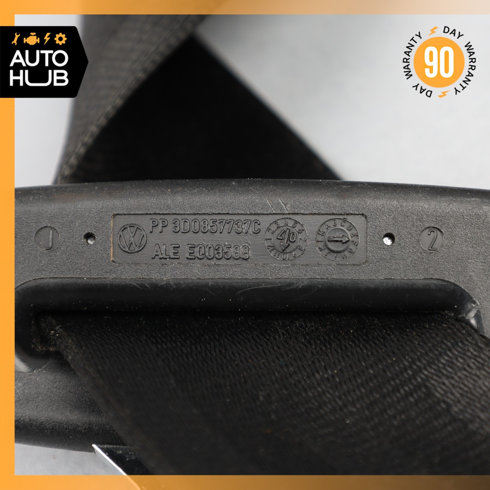 03-10 Bentley Continental GT Coupe Rear Left Driver Side Seat Belt OEM 87k